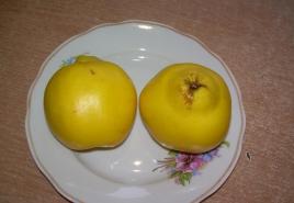 Baked quince with honey - a healthy and tasty delicacy