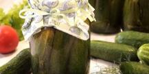 Lightly salted cucumbers in a jar: quick ways to prepare cucumbers