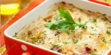 Casserole with potatoes and meat in the oven recipe
