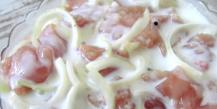 Svinjski ražnjići na kefiru - jednostavan korak po korak recept za kuhanje