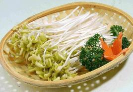 Proklijala soja: recepti za salatu, korisna svojstva soje Proklijala zrna soje